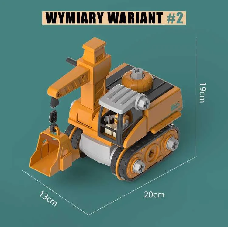 WOOPIE Mega statybų aikštelė 5in1 XXL