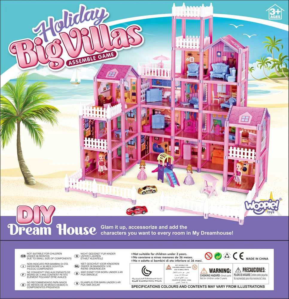 WOOPIE Lėlių namelis LOVELY HOUSE 194 el.