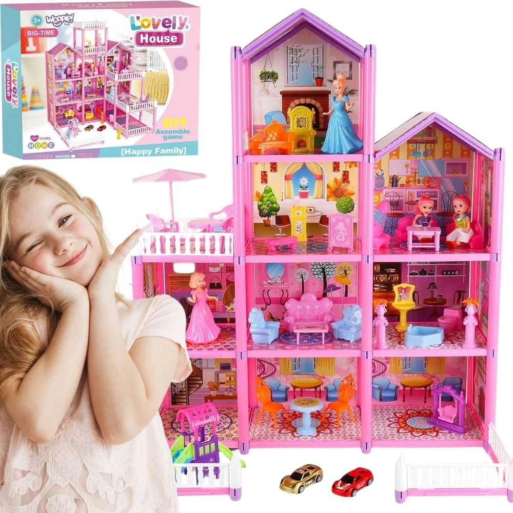 WOOPIE Lėlių namelis LOVELY HOUSE 194 el.