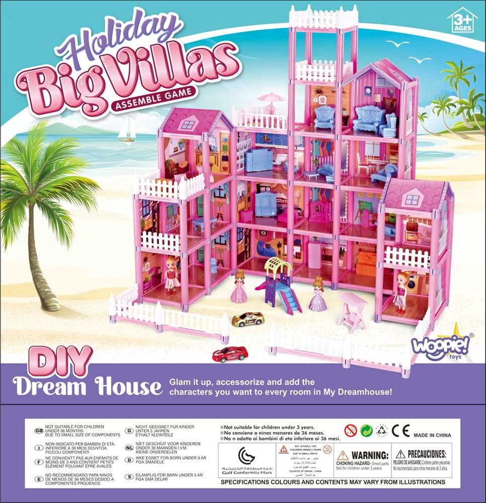 WOOPIE Lėlių namelis LOVELY HOUSE 194 el.