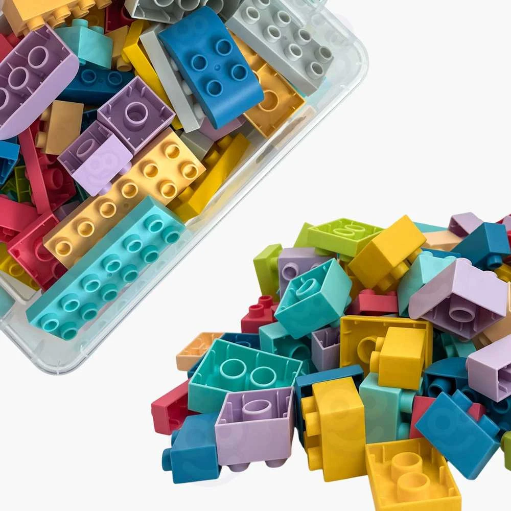 Minkštas konstruktorius kaladėlės WOOPIE Soft Blocks