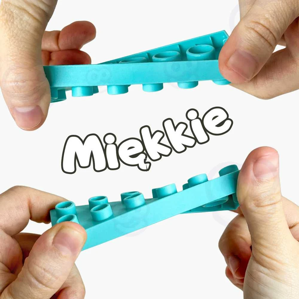 Minkštas konstruktorius kaladėlės WOOPIE Soft Blocks