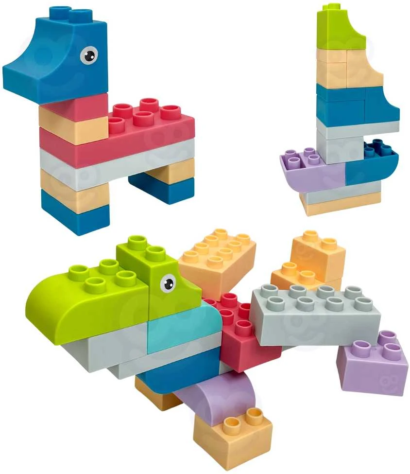 Minkštas konstruktorius kaladėlės WOOPIE Soft Blocks