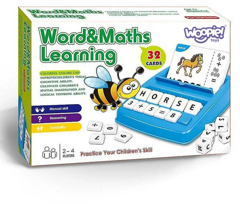 Woopie edukacinis žaidimas mokytis anglų kalbos ir matematikos