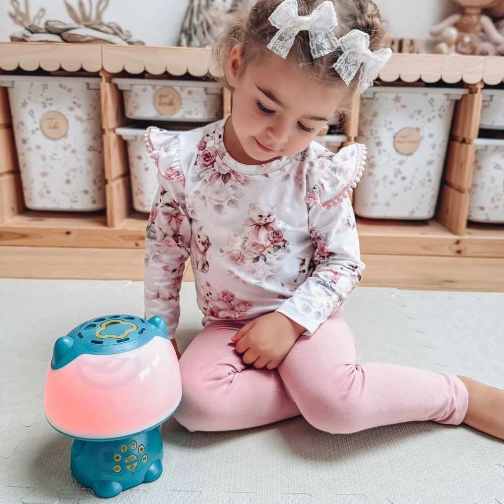 Woopie LED Lempa Su Garsiakalbiu, Kostiumuotuvo Mikrofonu, Turkuoline