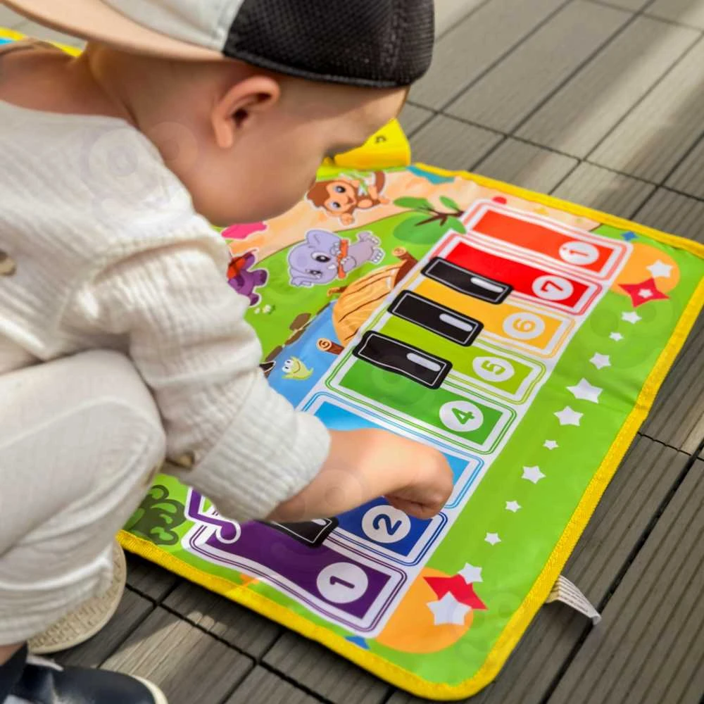 Interaktyvi muzikinė kilimėlis Gyvūnėliai 2in1 WOOPIE