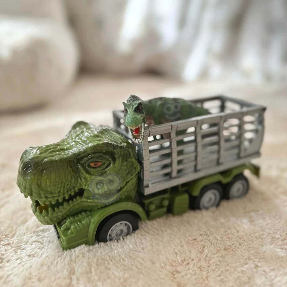 Woopie RC automobilių dinozaurų rinkinys, žalias