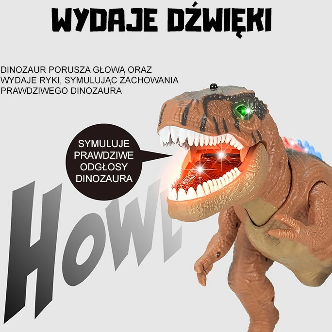 Woopie Nuotolinis Dinozauras T-Rex Su Judančiais Elementais