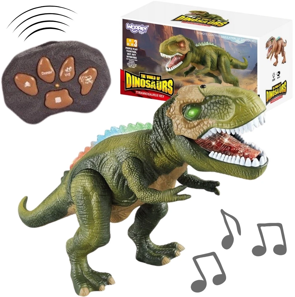 Woopie Nuotolinis Dinozauras T-Rex Su Judančiais Elementais