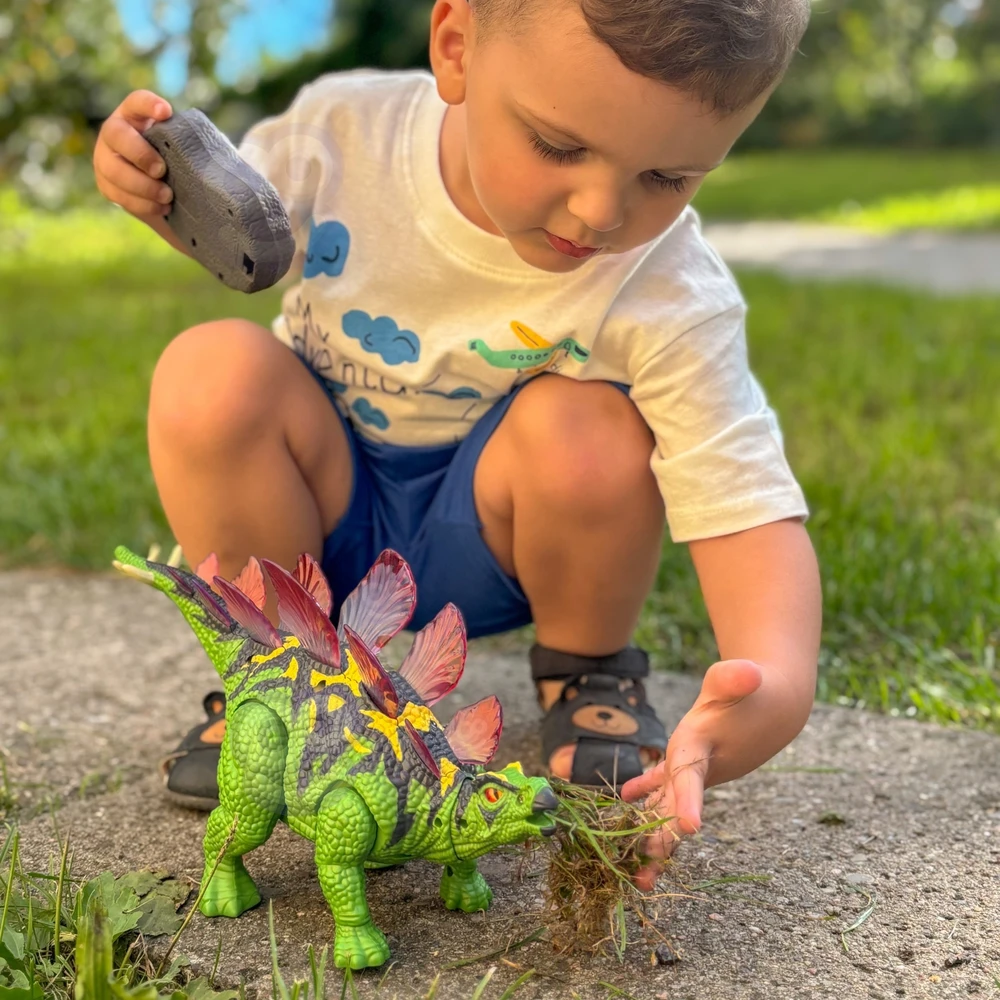 Woopie RC Robotas Dinozauras Stegozauras su nuotolinio valdymo funkcija