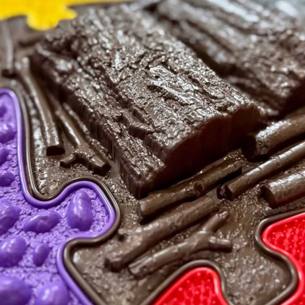 WOOPIE ortopedinis sensorinis kilimėlis Royal Puzzle 26 detalės + 4 mažos
