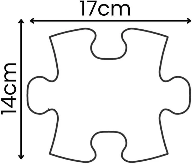 WOOPIE ortopedinis sensorinis kilimėlis Royal Puzzle 26 detalės + 4 mažos