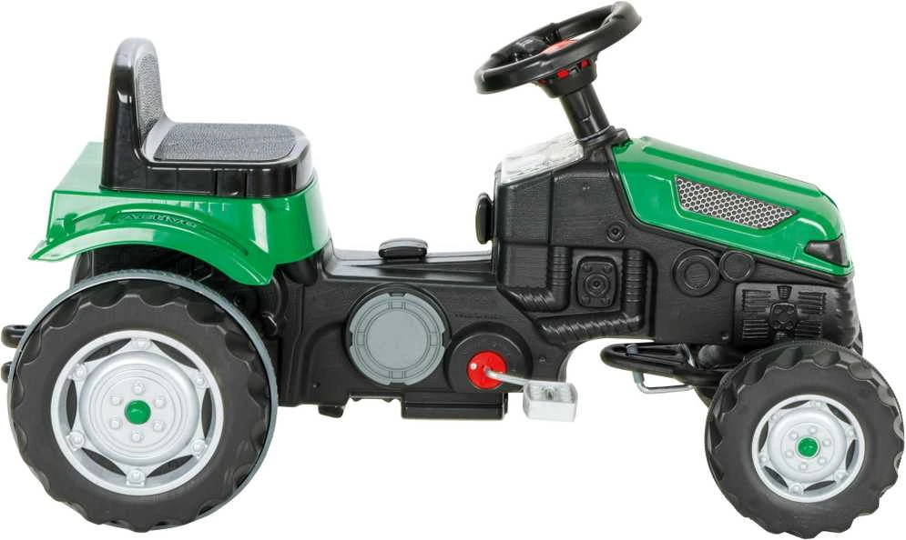 Vaikiškas pedalinis traktorius WOOPIE Farmer GoTrac su tyliais ratais
