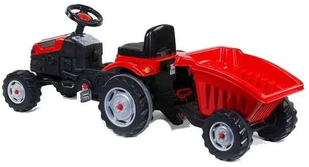 Woopie Pedalinė Traktorius Farmer GoTrac MAXI su Priekaba