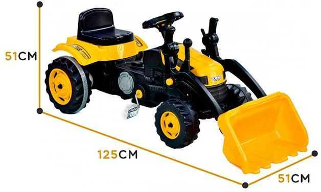 Woopie Pedaliniai Traktoriai Farmer MaxTrac Classic su Krovimo Funkcija