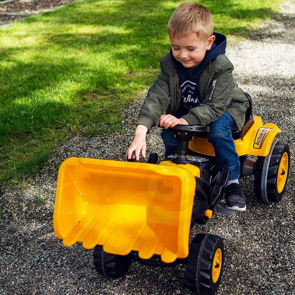Woopie Pedaliniai Traktoriai Farmer MaxTrac Classic su Krovimo Funkcija