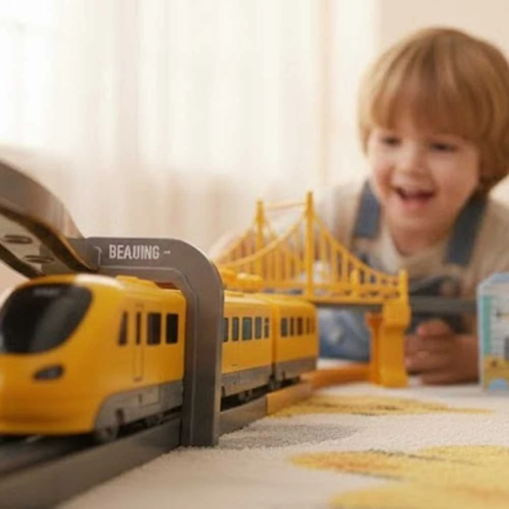 Elektrinis traukinukas Pendolino WOOPIE 92 dalių rinkinys