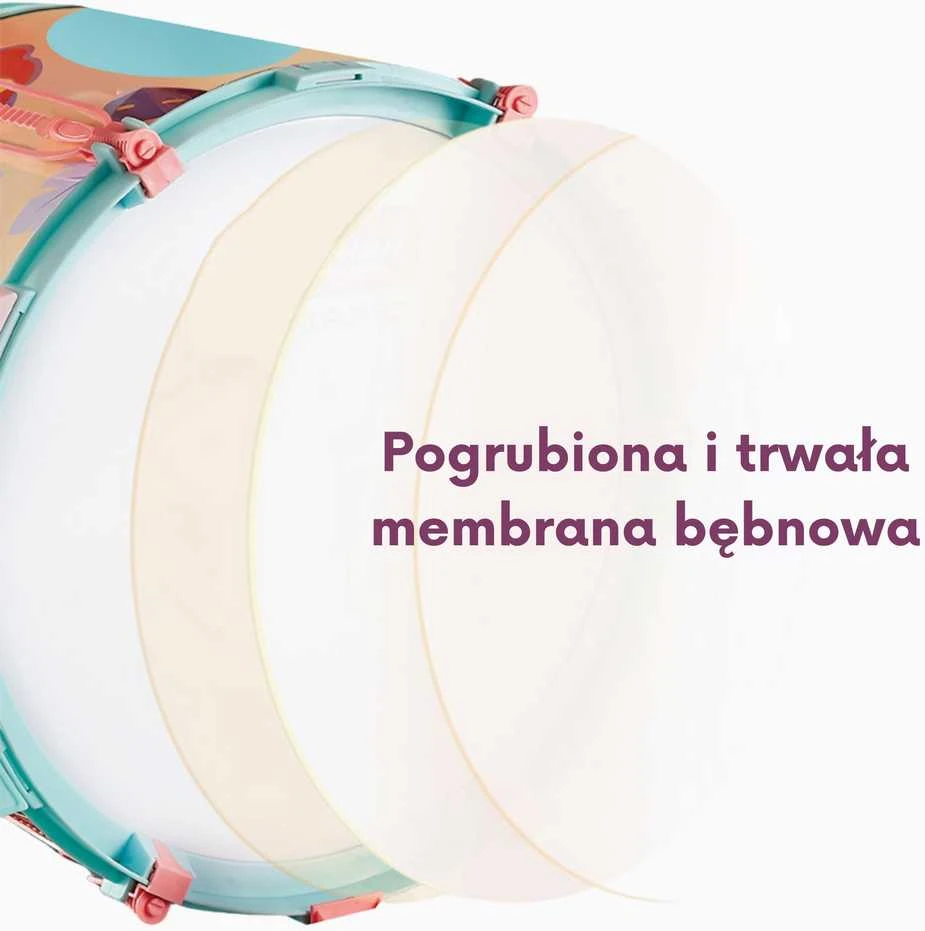 Edukacinis būgnų rinkinys vaikams WOOPIE