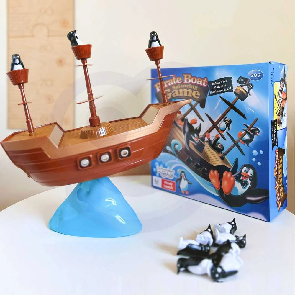 WOOPIE pingvinų piratų laivo arkadinis žaidimas