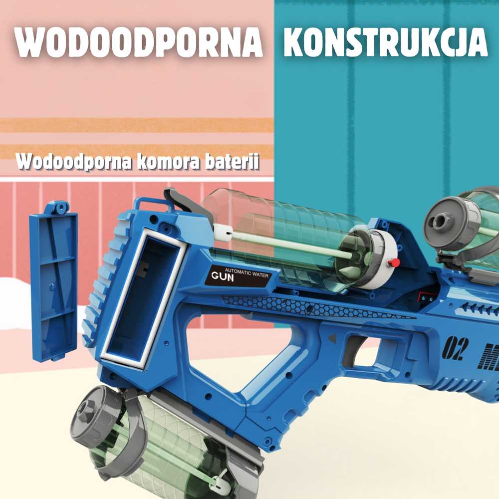 Elektrinis vandens pistoletas Woopie Mercury 02