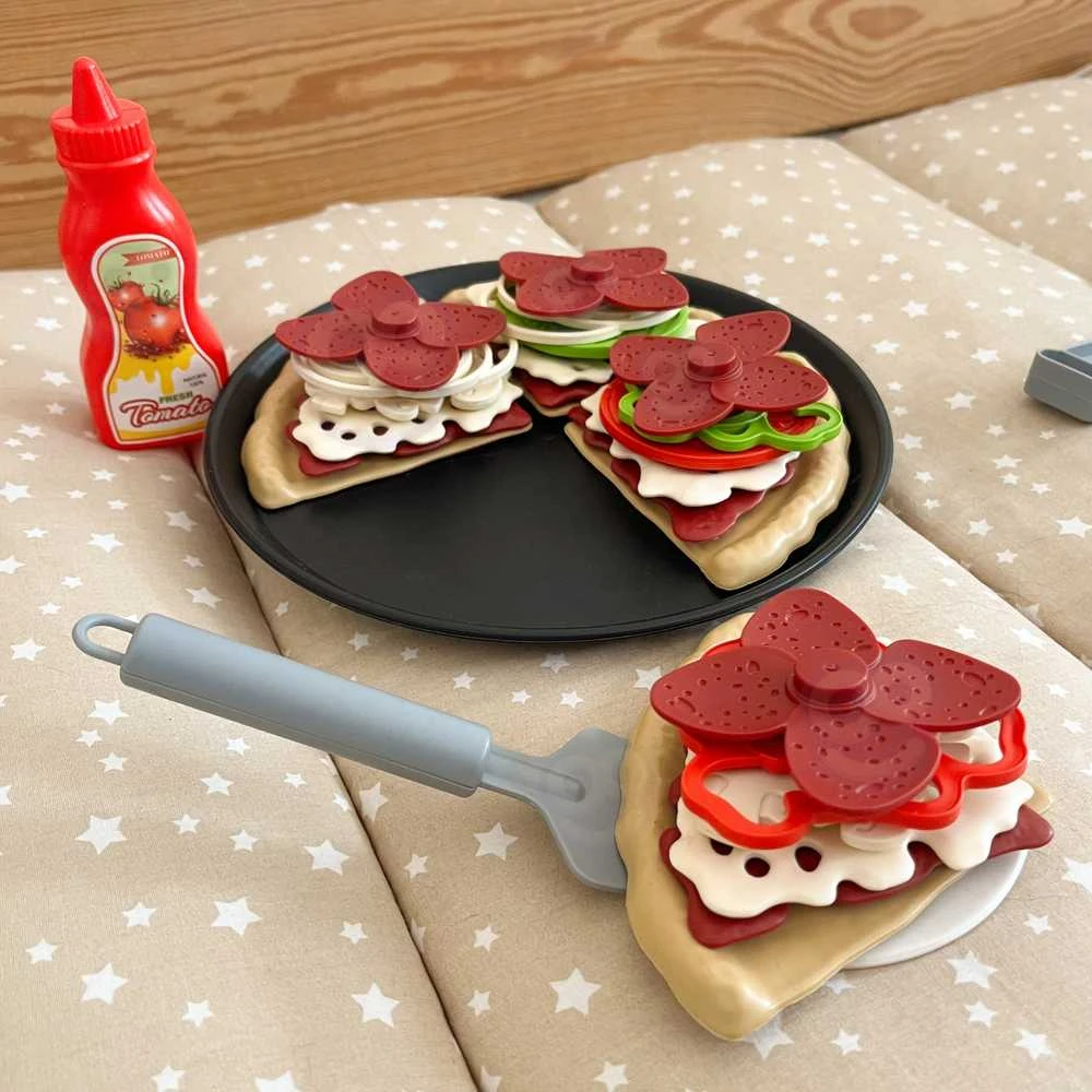 Woopie Medinė picos gaminimo dėlionė GOURMET vaikams