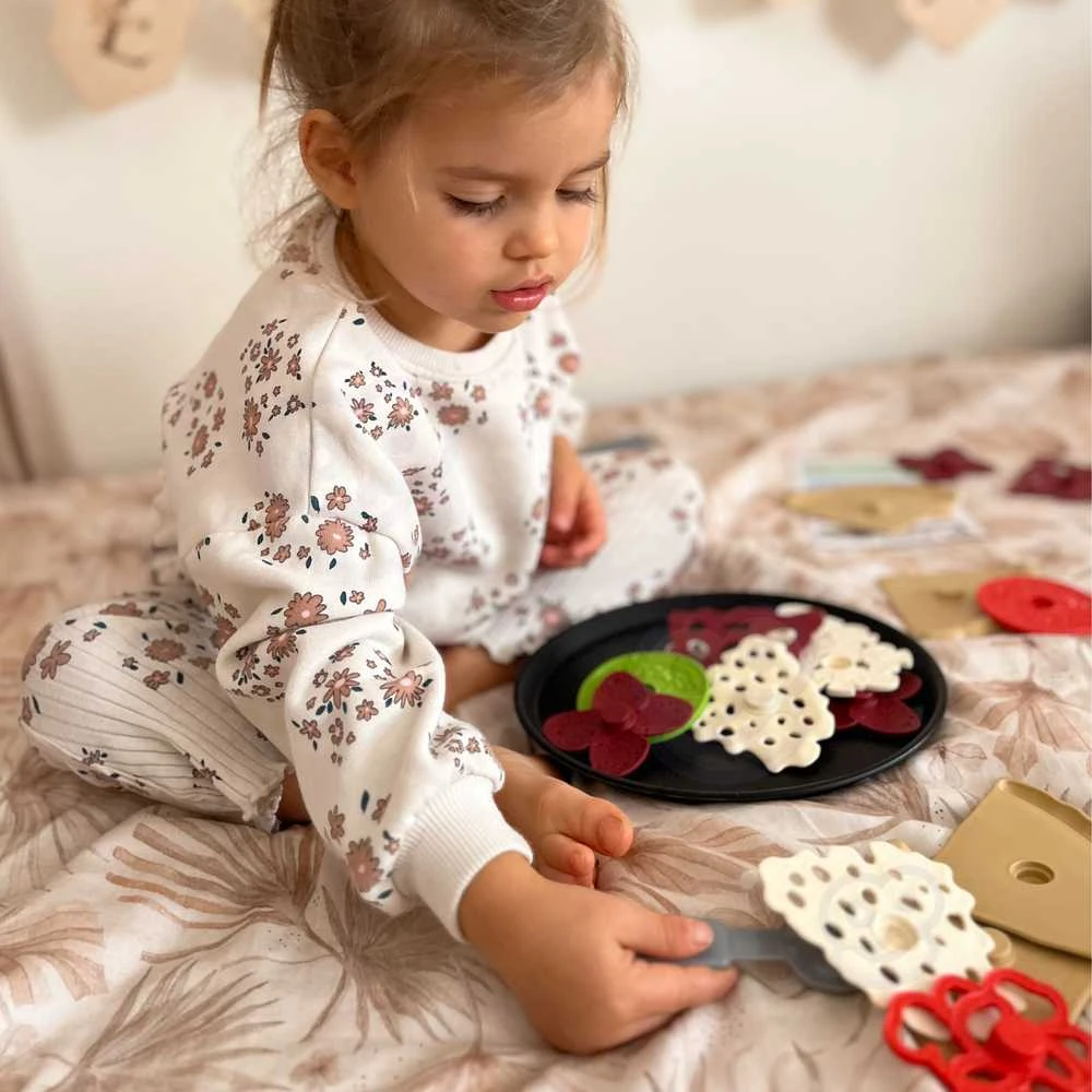 Woopie Medinė picos gaminimo dėlionė GOURMET vaikams