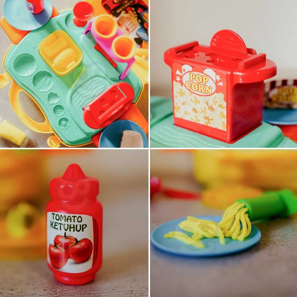 Užkandžių gaminimo rinkinys su plastilinu Woopie