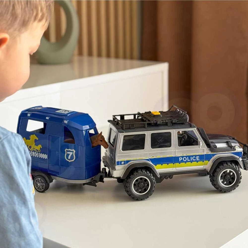 Policijos visureigio rinkinys su priekaba ir arkliu WOOPIE