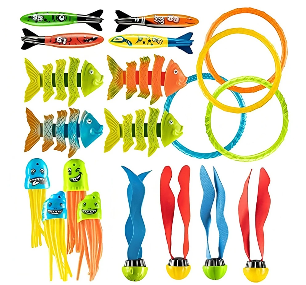 WOOPIE Pool Diving Toy Set 20 pcs.