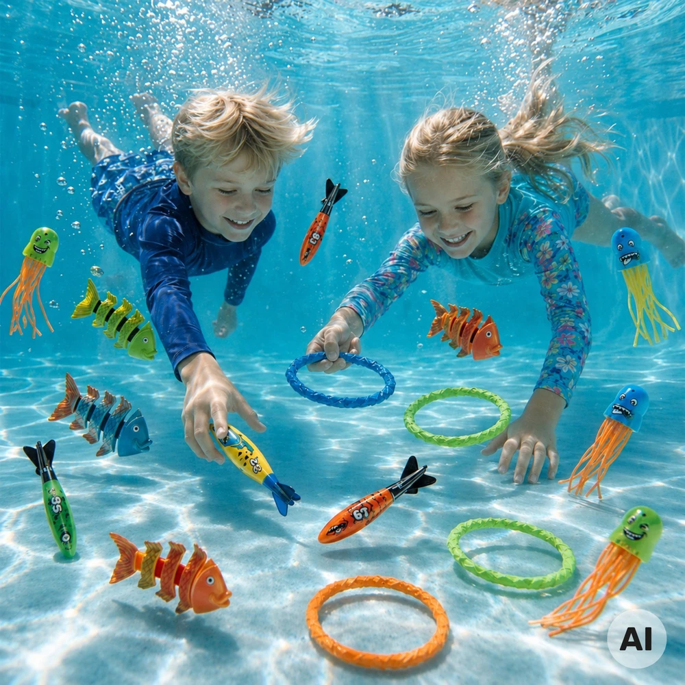 WOOPIE Pool Diving Toy Set 20 pcs.