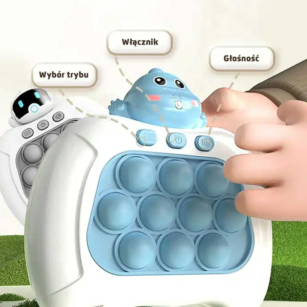WOOPIE 48914 POP žaidimas elektroninis Dino mėlynas