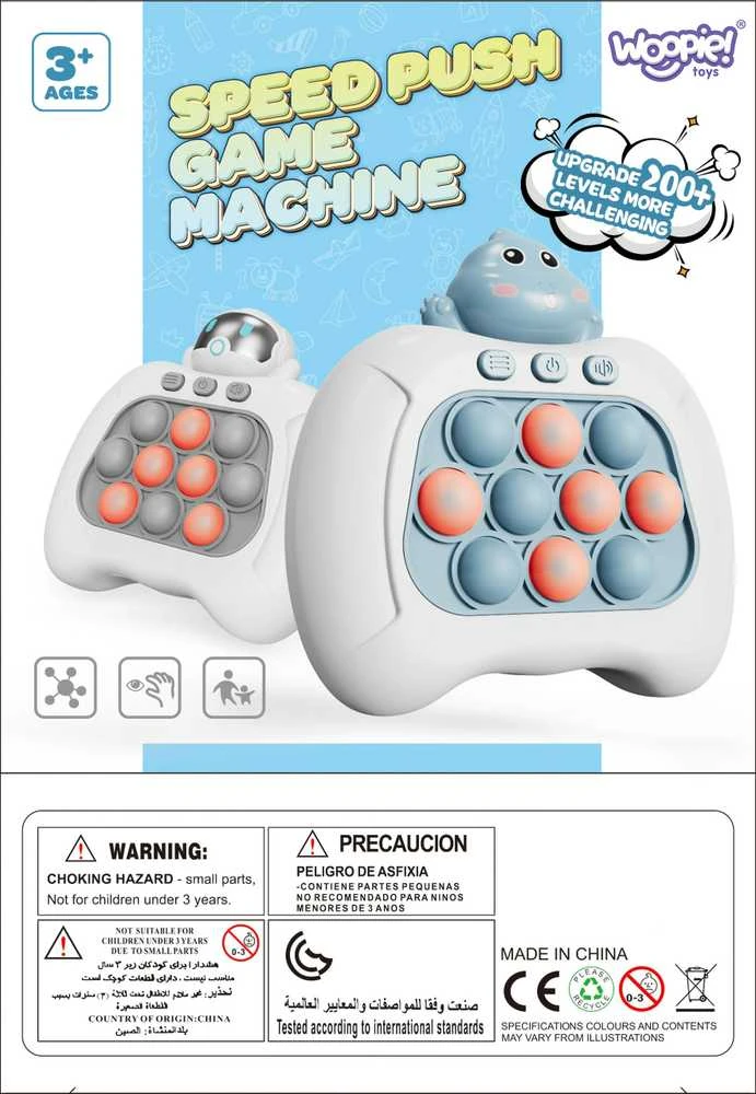 WOOPIE 48914 POP žaidimas elektroninis Dino mėlynas