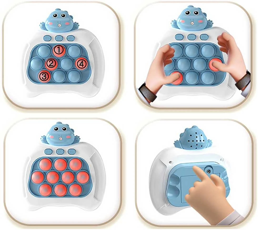 WOOPIE 48914 POP žaidimas elektroninis Dino mėlynas