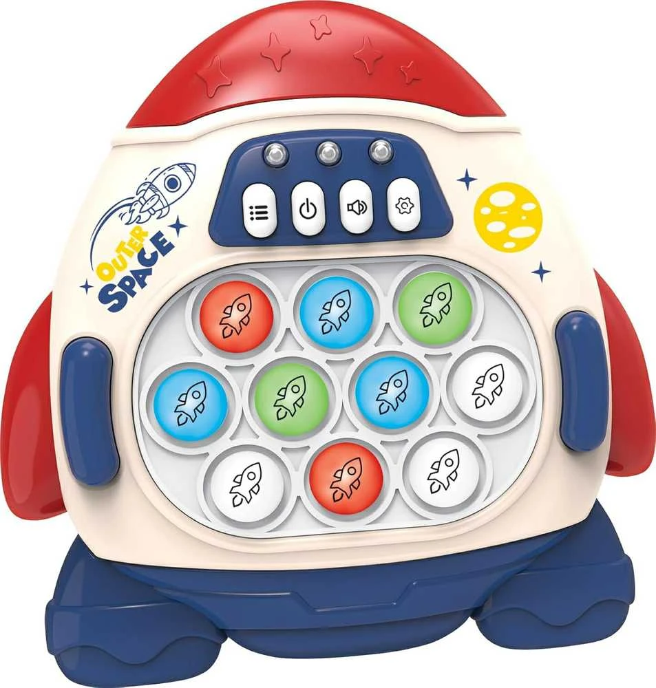 WOOPIE 52296 Žaidimas Rocket POP-it raudonas
