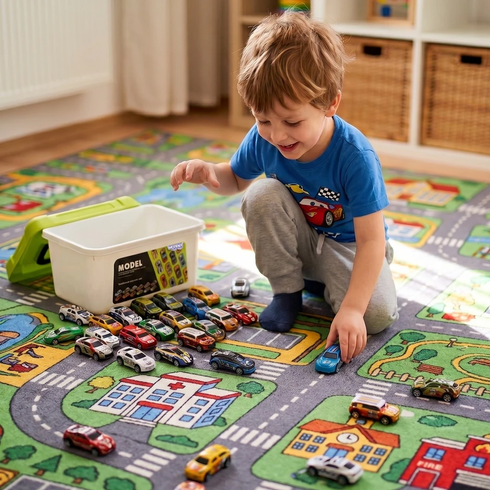 WOOPIE Automobilių Rinkinio Komplektas 30 el. + Kilimėlis