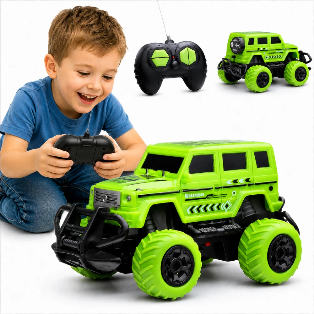 WOOPIE Nuotolinio valdymo automobiliukas Jeep visureigis LED