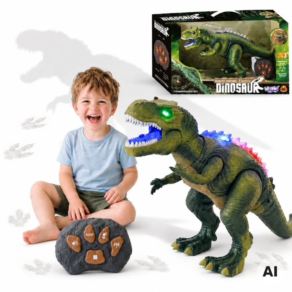 Nuotoliniu būdu valdomas dinozauras Tyrannosaurus Rex WOOPIE