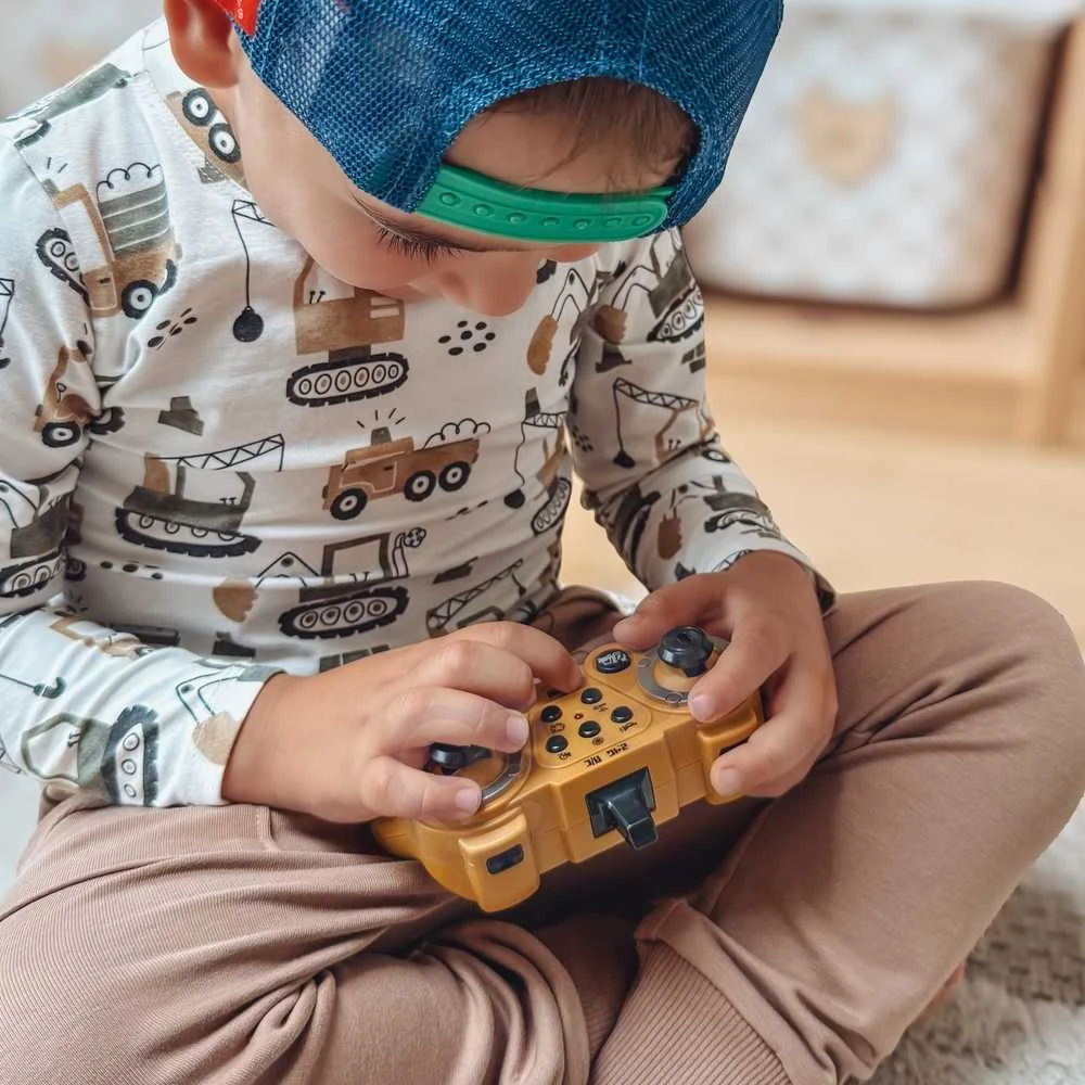WOOPIE nuotoliniu būdu valdomas šakinis krautuvas 2in1 RC kranas – mastelis 1:24