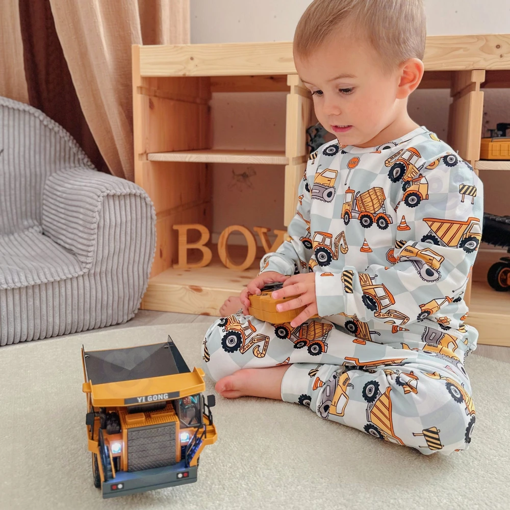 WOOPIE Remote Controlled RC Construction Dump Truck with Sound and Light