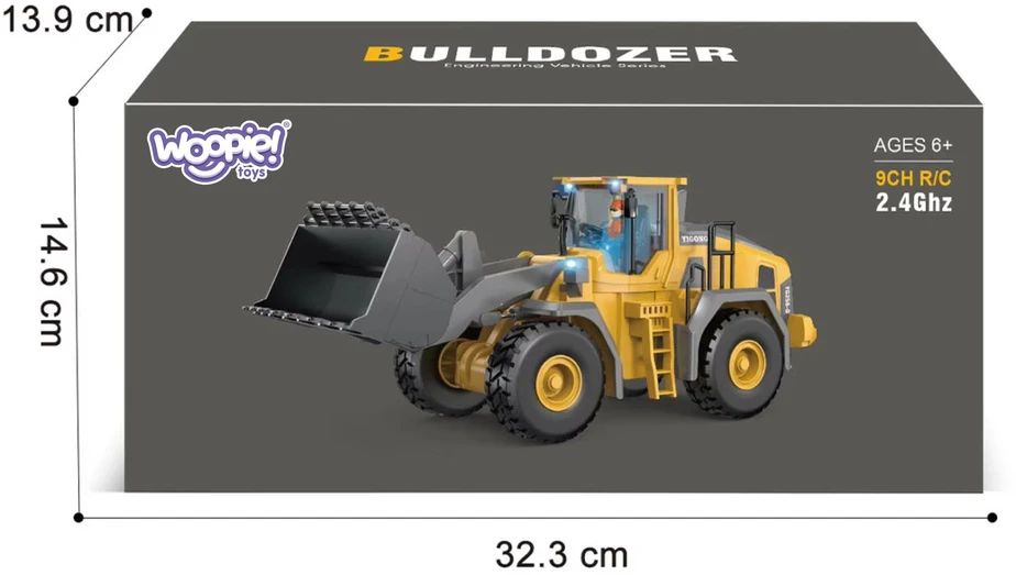 WOOPIE Remote Controlled RC Construction Loader with Sound and Light
