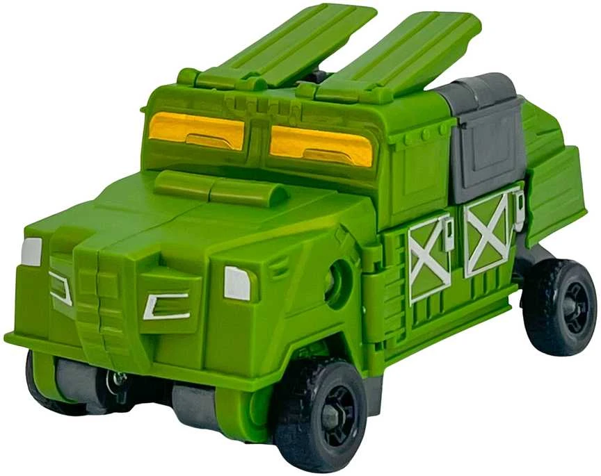 Woopie Transformuojantis Robotas Czołgai su Wyrzutnia Žalia