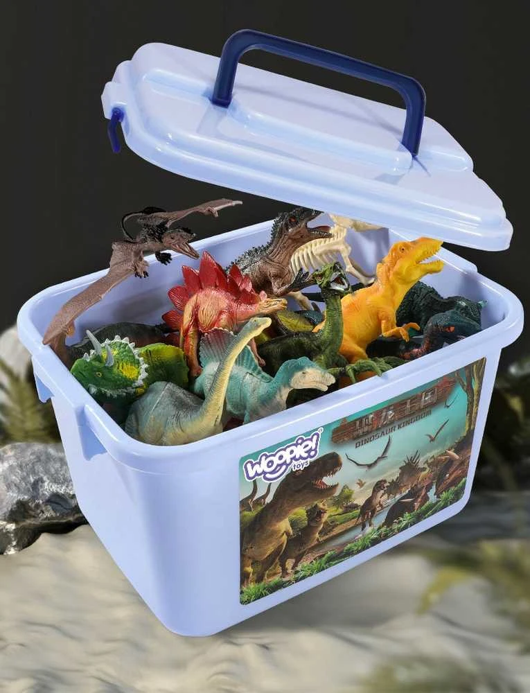 WOOPIE Dinozaurų Figūrėlių Rinkinys 40 vnt.