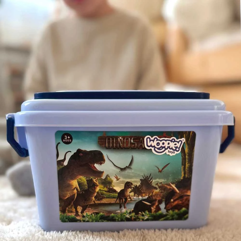 WOOPIE Dinozaurų Figūrėlių Rinkinys 40 vnt.