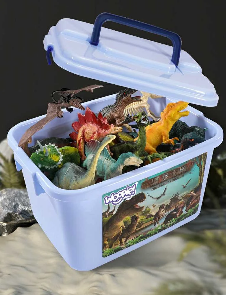 WOOPIE Dinozaurų Figūrėlių Rinkinys 40 vnt.