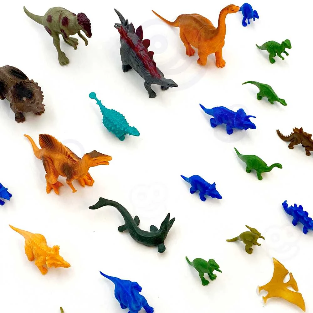 WOOPIE Žaislų rinkinys Figūrėlės Dinozaurai 34 vnt.