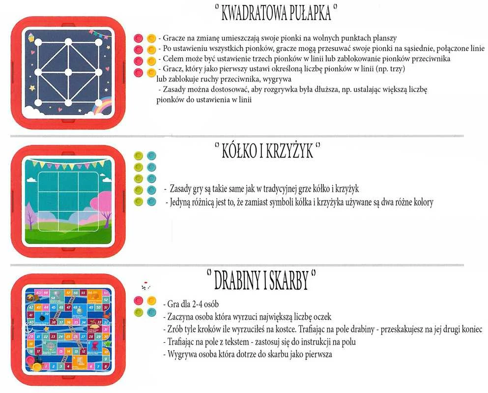 WOOPIE Stalo Žaidimų Rinkinys 10in1 Loginių Žaidimų
