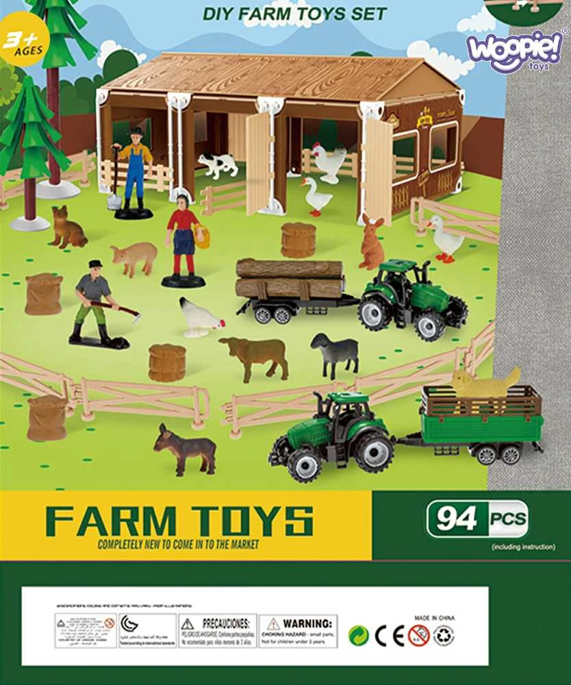 WOOPIE rinkinys Little Farmer XL Farm Figūrėlės