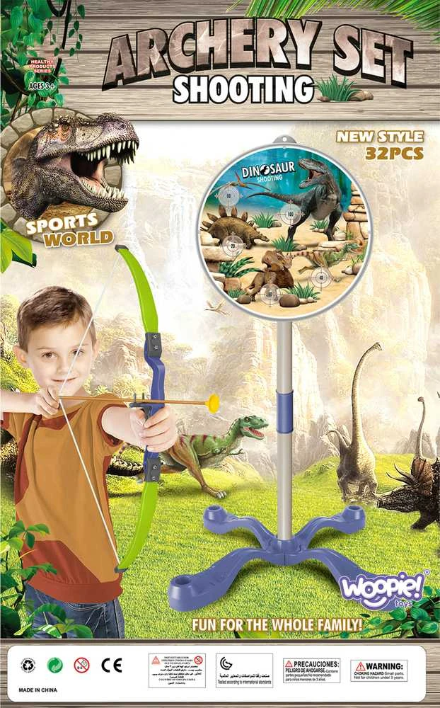 WOOPIE Vaikų Lankininko Rinkinys Dinosaurus Apdaira 32 vnt.