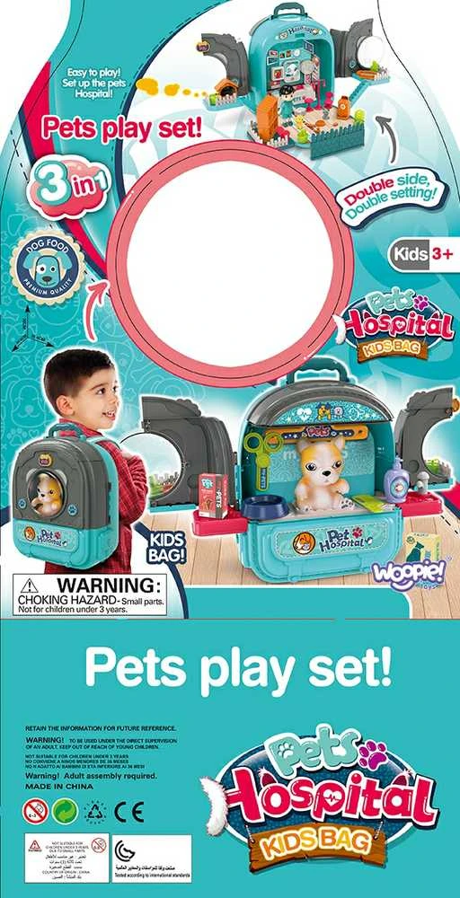 Mažojo veterinaro rinkinys 3in1 WOOPIE