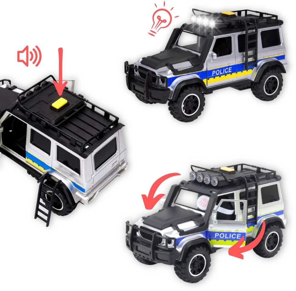 Policijos visureigio rinkinys su priekaba ir arkliu WOOPIE